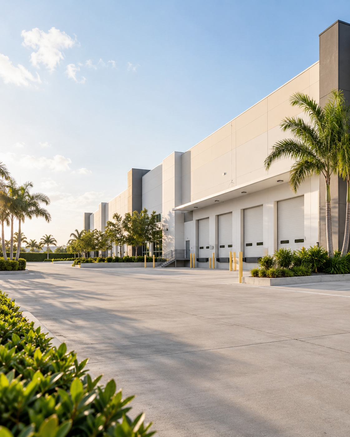 Modern light-industrial warehouse property in South Florida
